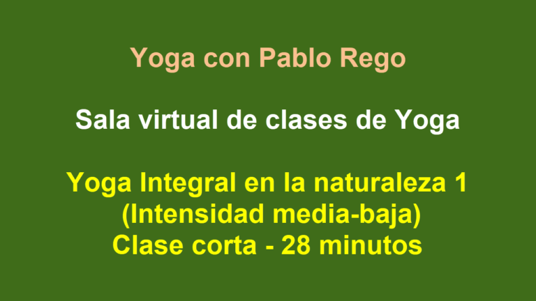 Yoga integral: una clase de yoga completa